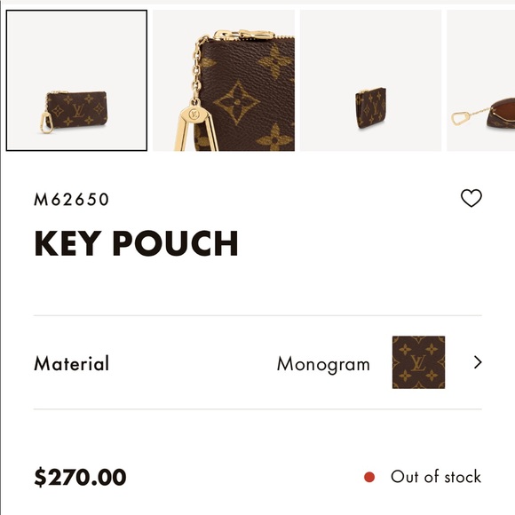 Original Louis Vuitton key pouch - Picture 10 of 11